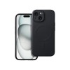 Husa iPhone 15 Plus, Magsafe, Protectie Camera, Microfibra La Interior, Negru